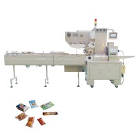 Horizontal automatic flow wrapping machine for food/cosmetic/medicines soap packing machine flow wrapper